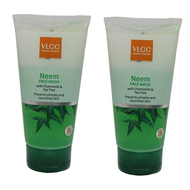 VLCC Neem Face Wash Combo Pack of 2 (150 ml*2)