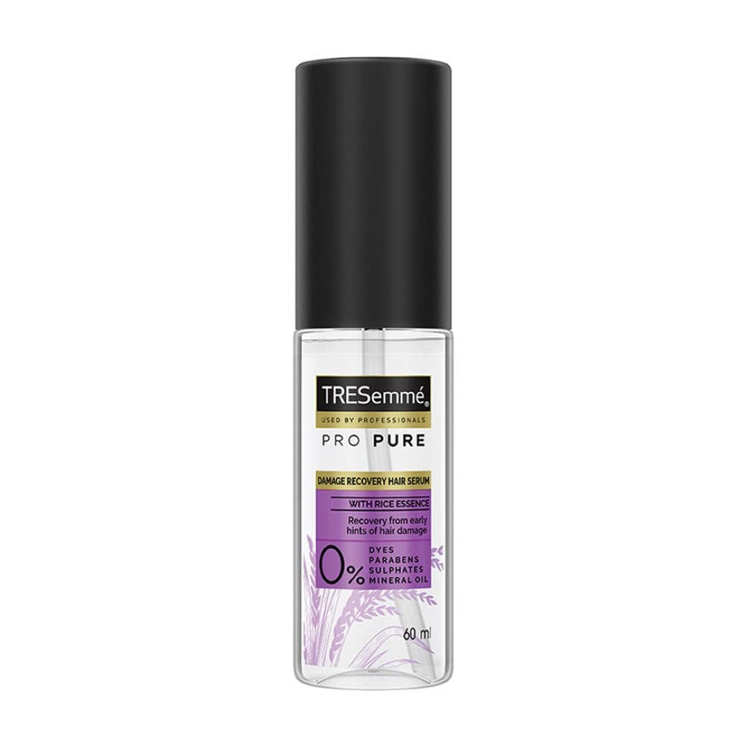 TRESemme Pro Pure Damage Recovery Serum 60ml, with Fermented Rice Water, Sulphate Free & Paraben Free, for Damaged Hair