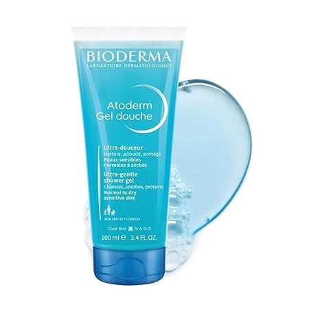 Bioderma Atoderm gel douche Gentle Shower Gel for Normal To Dry Skin, 100 ml