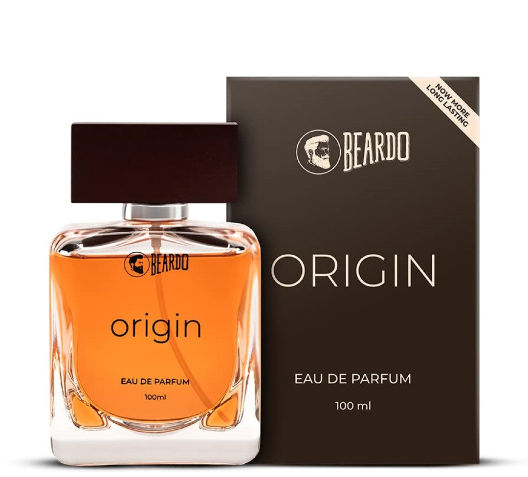 Beardo Origin Perfume For Men, EDP Long Lasting Perfume for Men Aqua, Musky Notes (100ml)