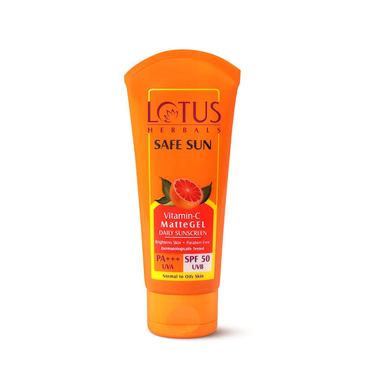 Lotus Herbals Safe Sun Vitamin C Matte Gel Daily Sunscreen SPF 50 100g