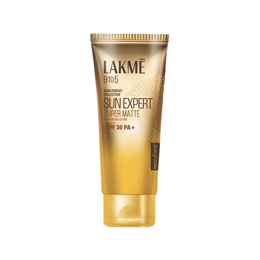 Lakmē Sun Expert SPF 30 PA++ Super Matte Lotion Sunscreen | Helps reduce pigmentation | Non-sticky | For All Skin Types, For UVA/B Protection,No White Cast 100ml