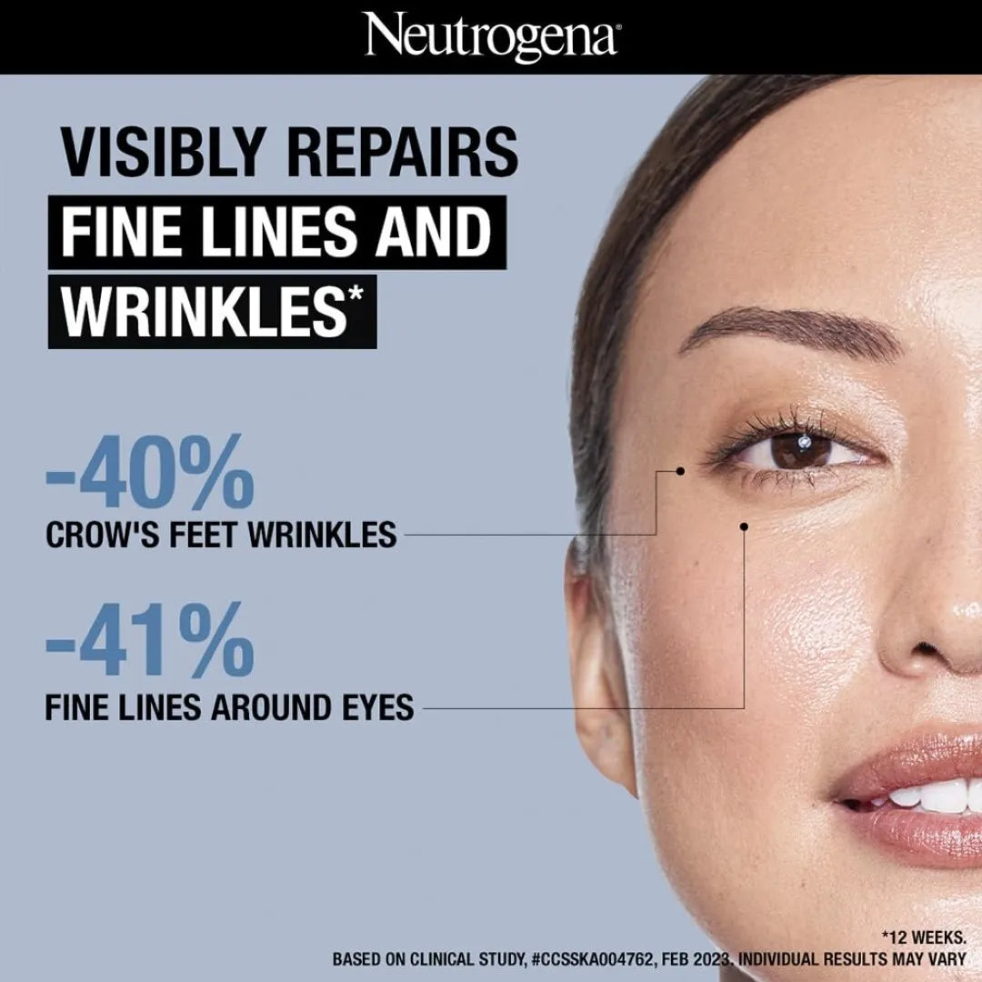 Neutrogena Visible Repair Retinol Eye Cream: Boosts Collagen for Anti-Ageing & Fine Lines 15g