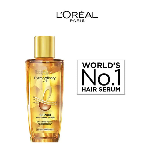 L'Oreal Paris Extraordinary Oil Hair Serum, Anti-Frizz Serum With UV Protection (30ml)