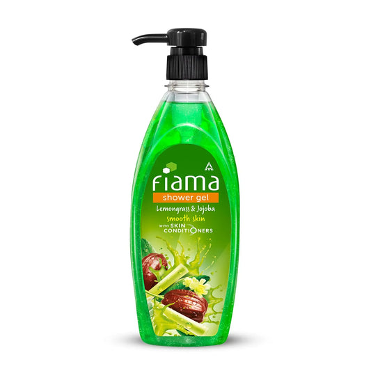 Fiama Shower Gel Lemongrass & Jojoba Body Wash With Skin Conditioners, 500ml Pump