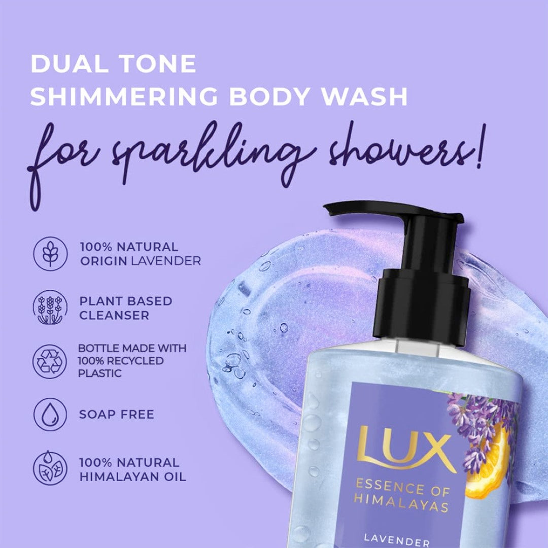 LUX LAVENDER & VITAMIN C SHIMMMERING BODYWASH 400ml