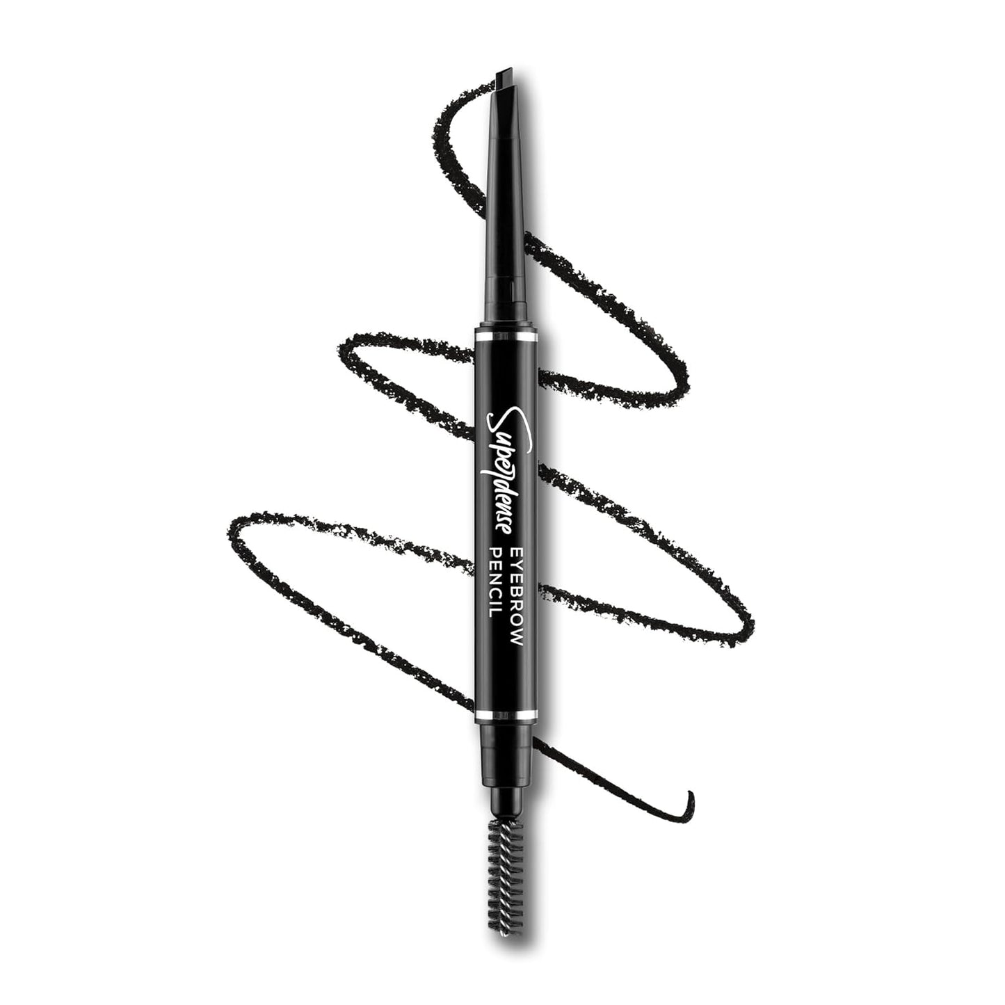 RENEE Superdense Eyebrow Pencil with Spoolie - Brown, Smudge Proof, Waterproof, Highly Pigmented for Fill in Brow Gaps, Smooth One-Swipe Precision Application, Enriched with Vitamin C & Jojoba Oil
