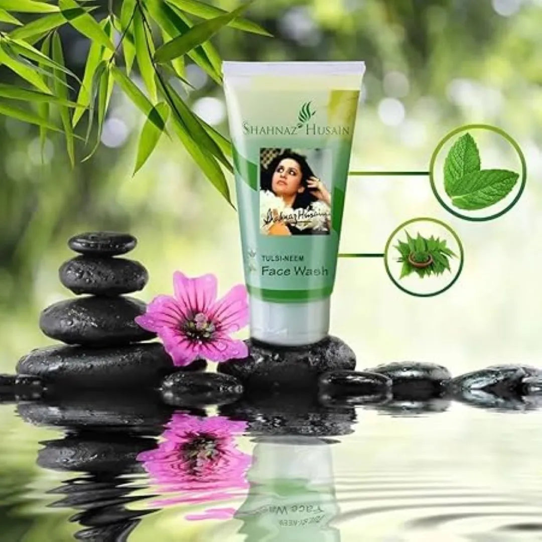 Shahnaz Husain Tulsi Neem Face wash | Ayurvedic Face Wash | 150g