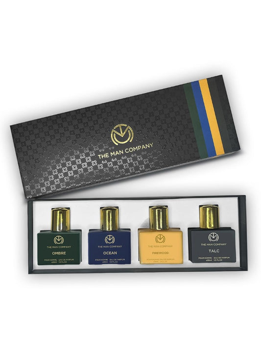 The Man Company Men Specially Floral Curated Perfume Gift Set 4 X 30Ml - A Gentleman's Essence | Eau De Parfume | Gift For Him