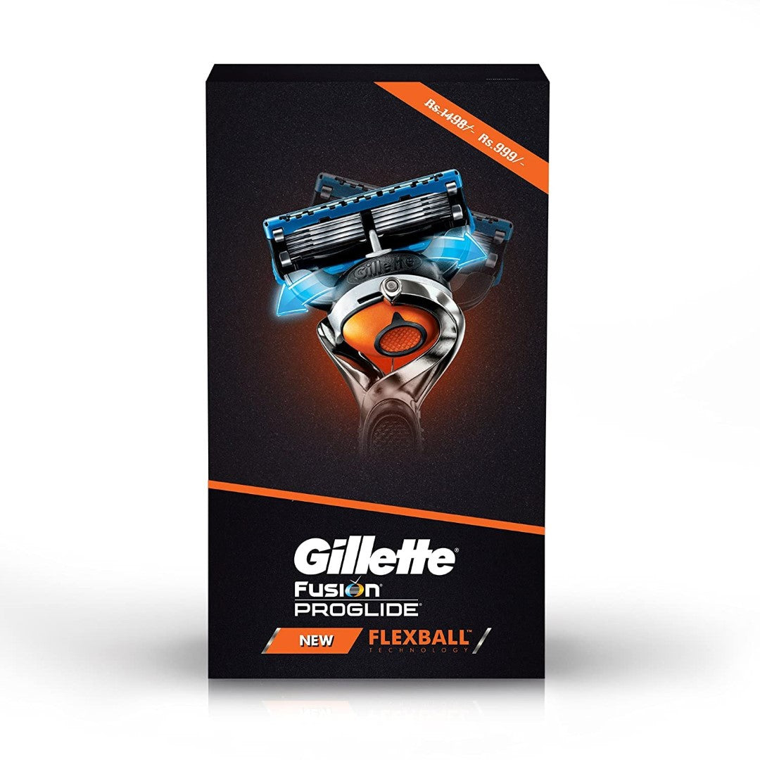 Gillette Flexball Pro Glide Gift Pack And Flexball Men Razor With 4 Flexball Cartridge