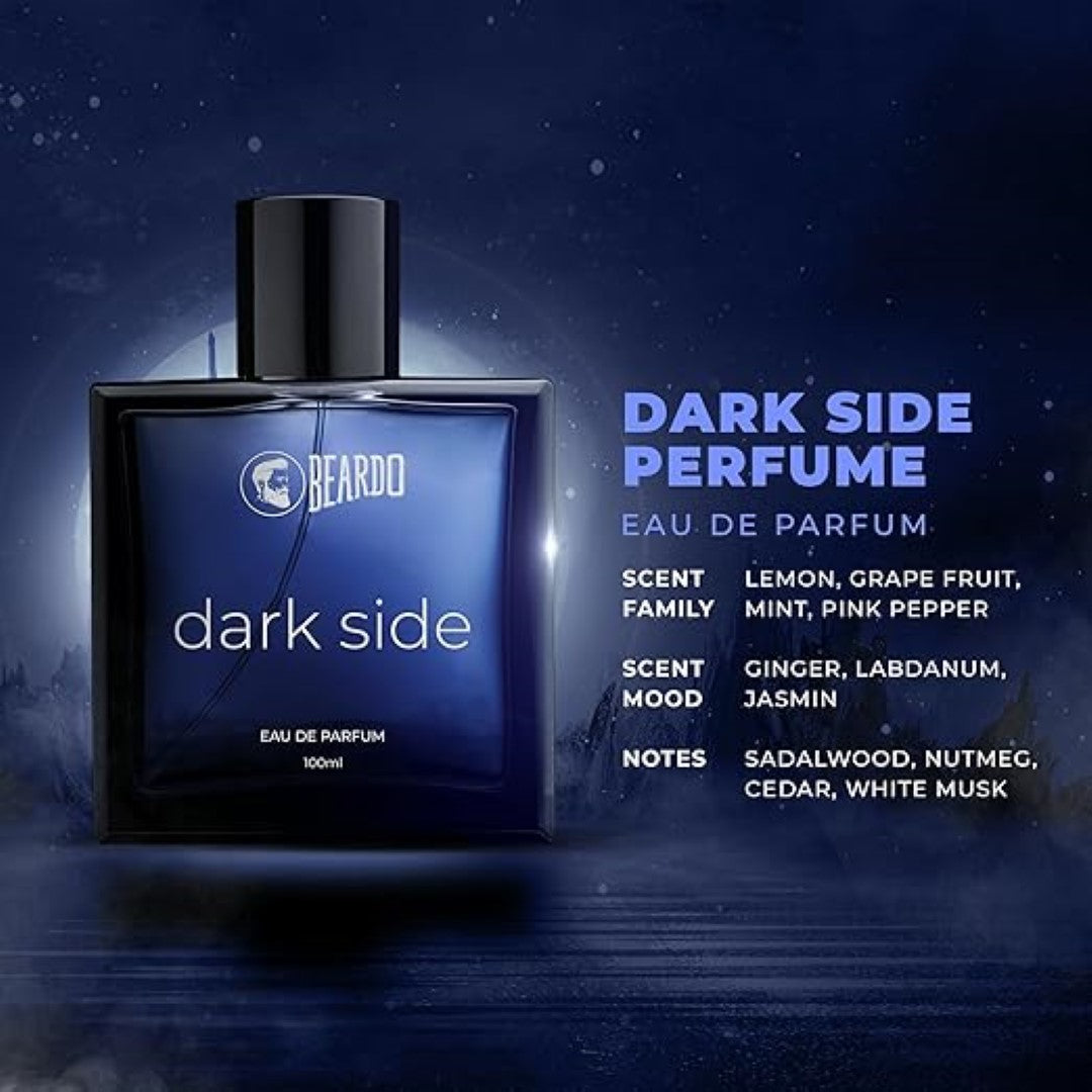 Beardo Dark Side Premium Perfume For Men, EAU DE PARFUM Long Lasting Fresh & Woody(100ml)