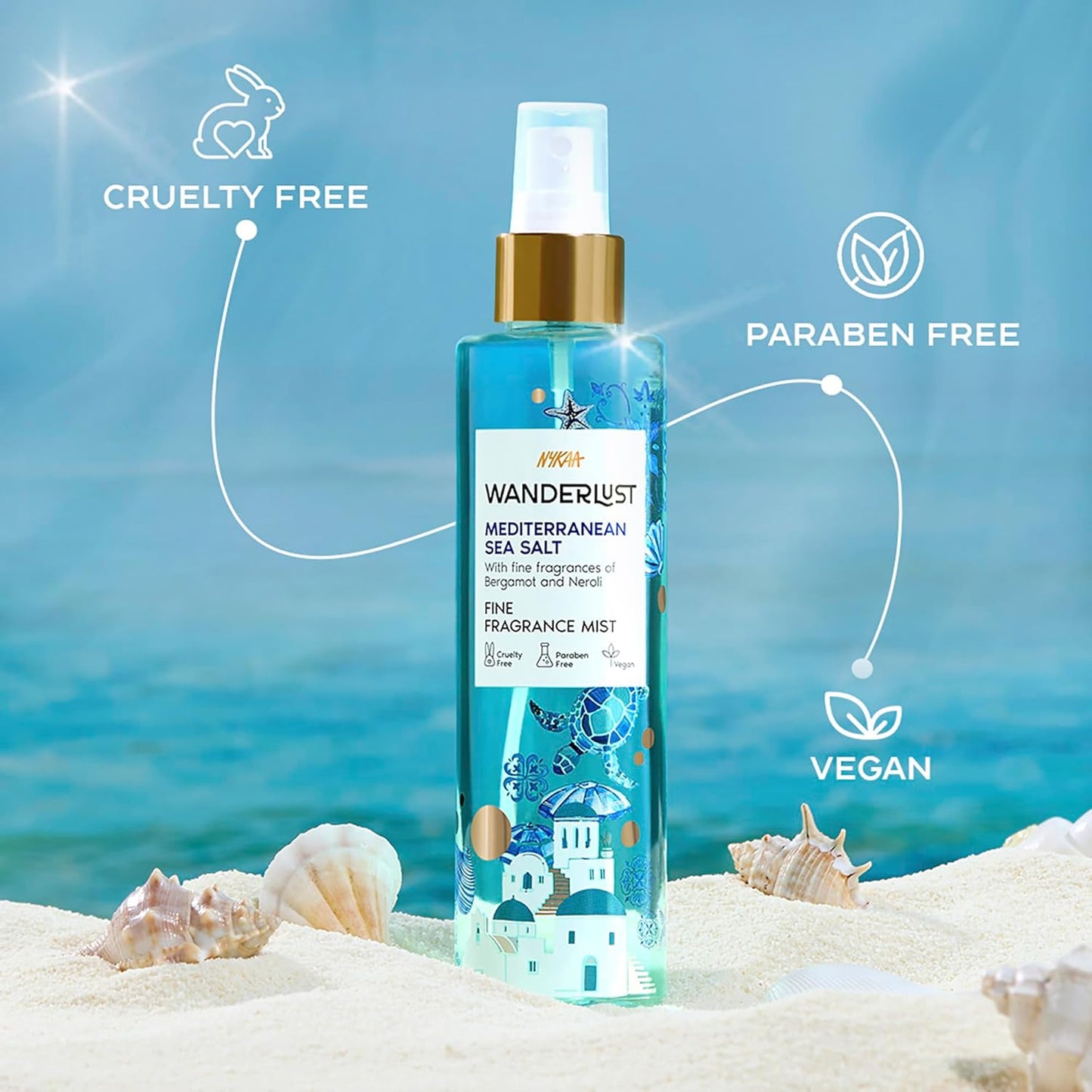 Wanderlust Mediterranean Sea Salt Fine Fragrance Mist 200ml