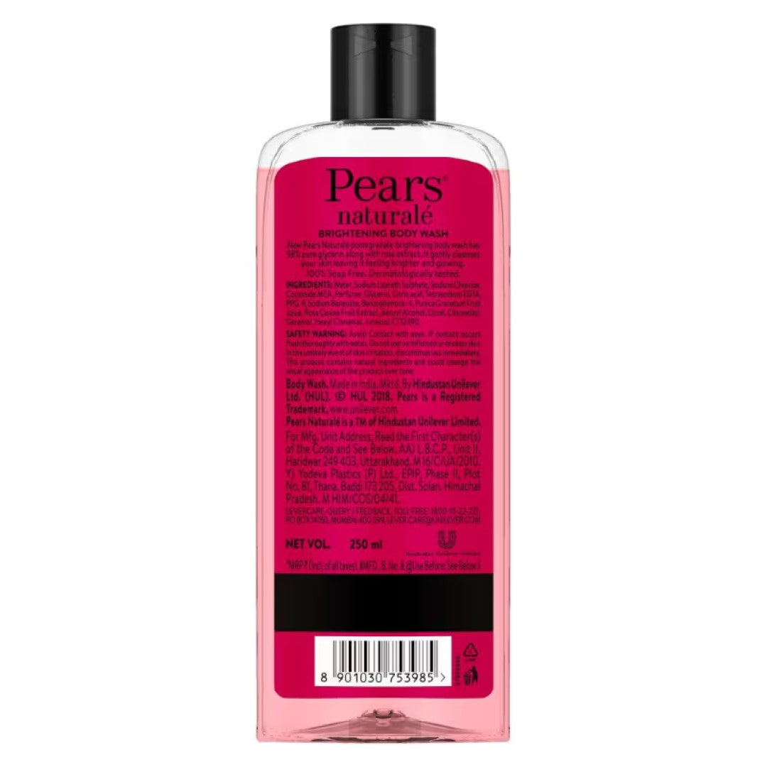 Pears Natural Brightening Pomegranate Body Wash Paraben Free Shower Gel (250ml)