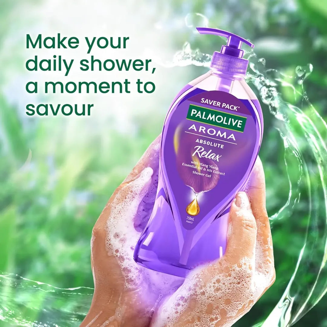 Palmolive Aroma Absolute Relax Body Wash For Women & Men, 750Ml Shower Gel