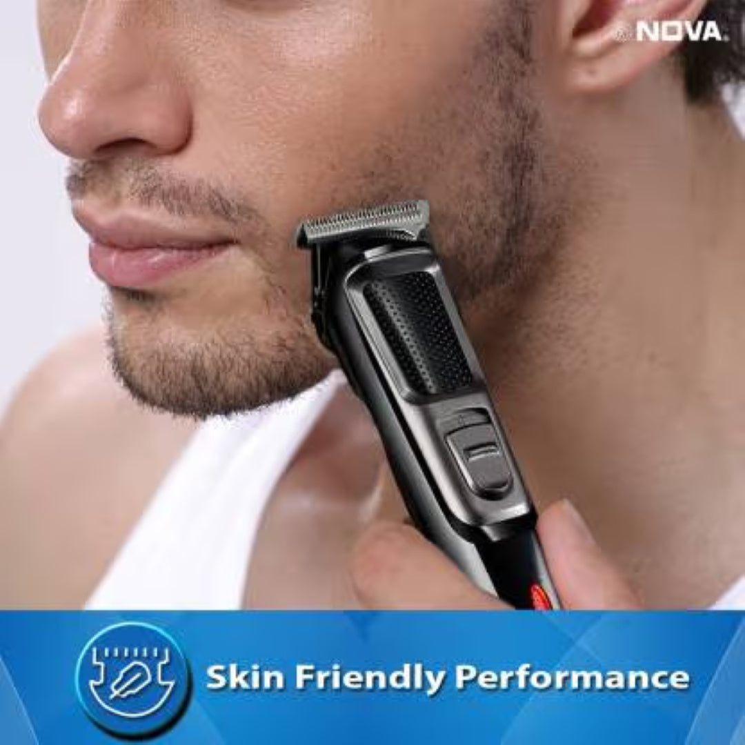 Nova NHT 1077 Trimmer for Men - Black (1Pcs)