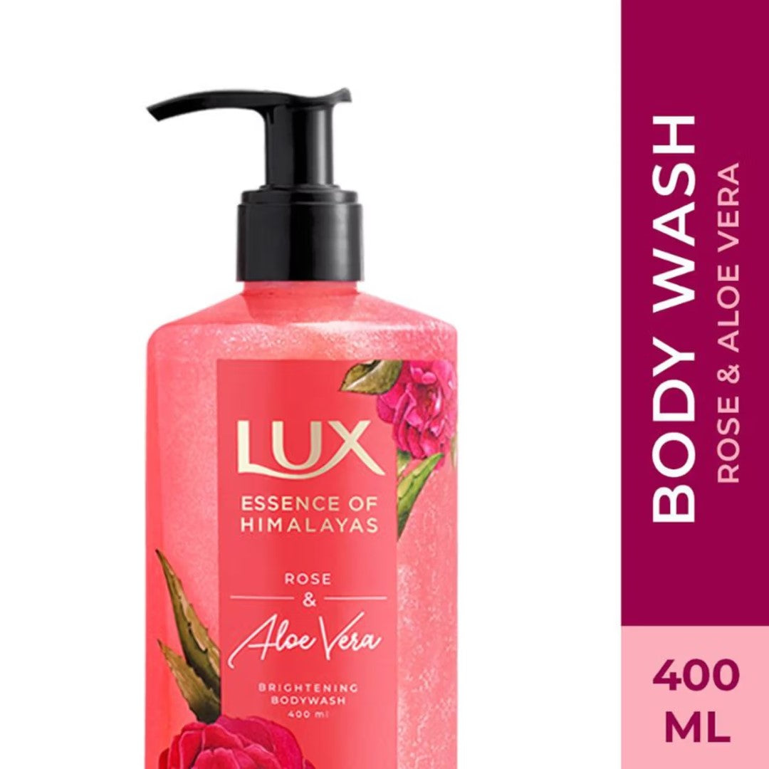 Lux Essence Of Himalayas Rose & Aloe Vera Brightening Body Wash(400ml)