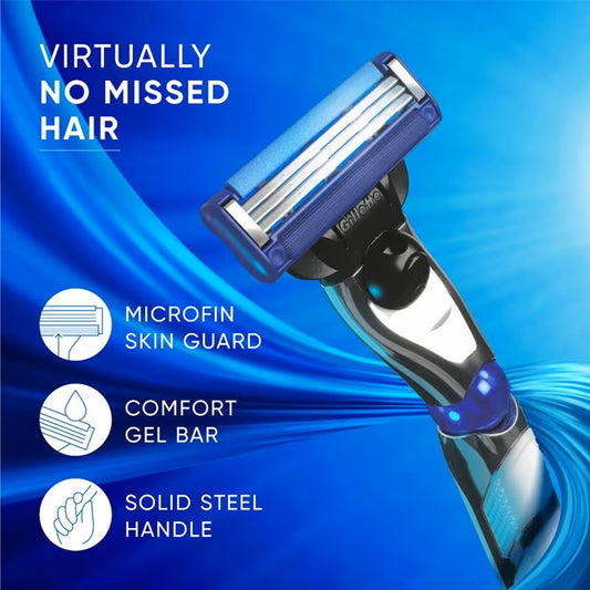 Gillette Mach3 Turbo Mens Razor With Flexball Technology (38gm)