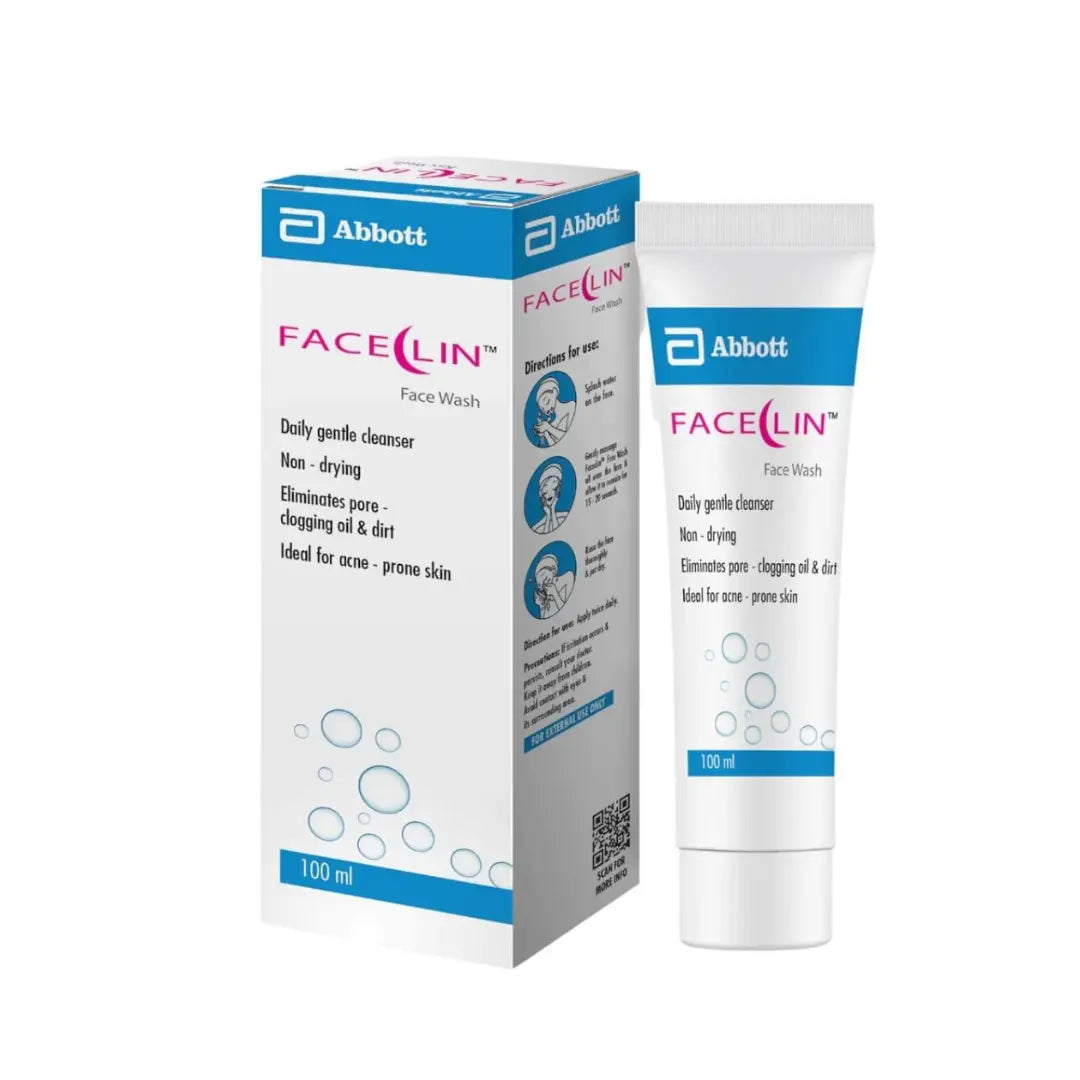 Abbott Faceclin Face Wash Daily gentle cleanser (100ml)