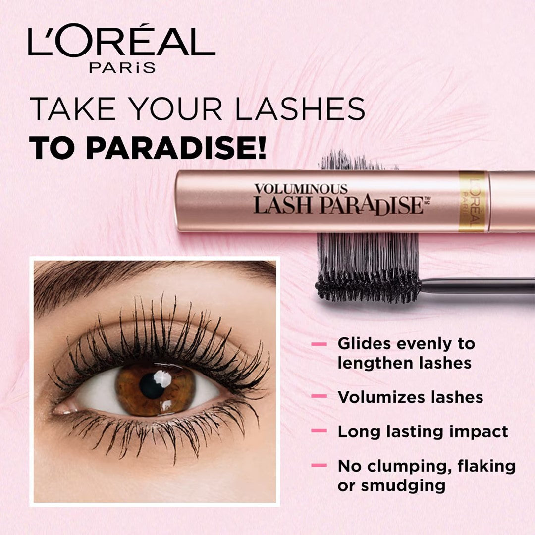 L'Oreal Paris Lash Paradise Mascara, Waterproof (7.6ml)