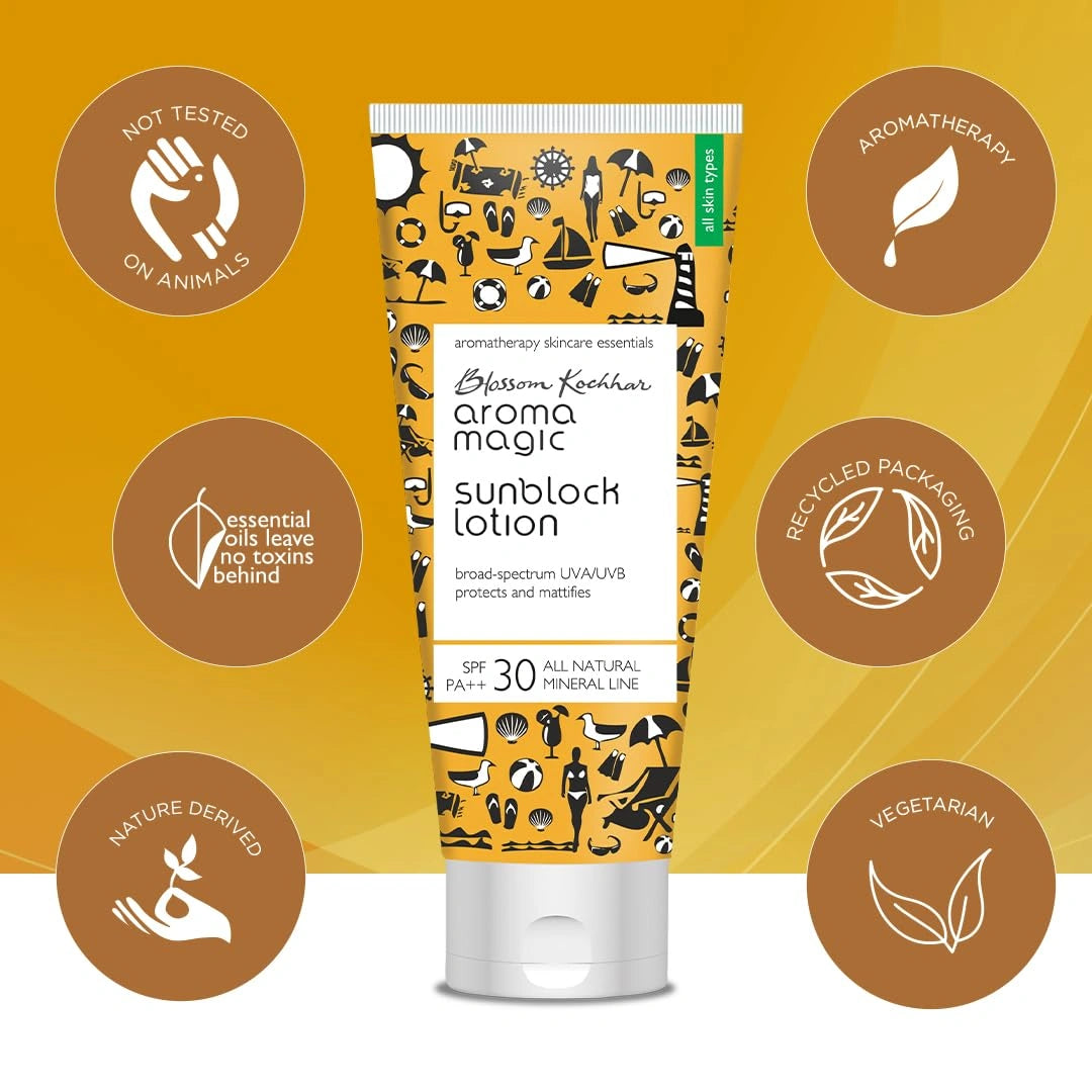 Aroma Magic Matte Sunblock Sunscreen Lotion  100ml