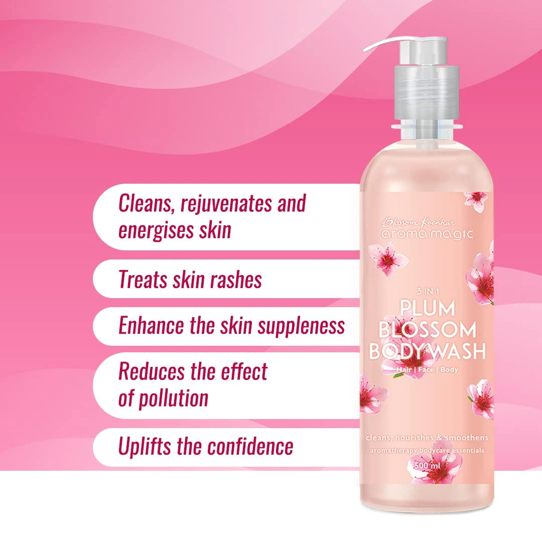 Aroma Magic 3 in 1 Plum Blossom Body Wash 500ml