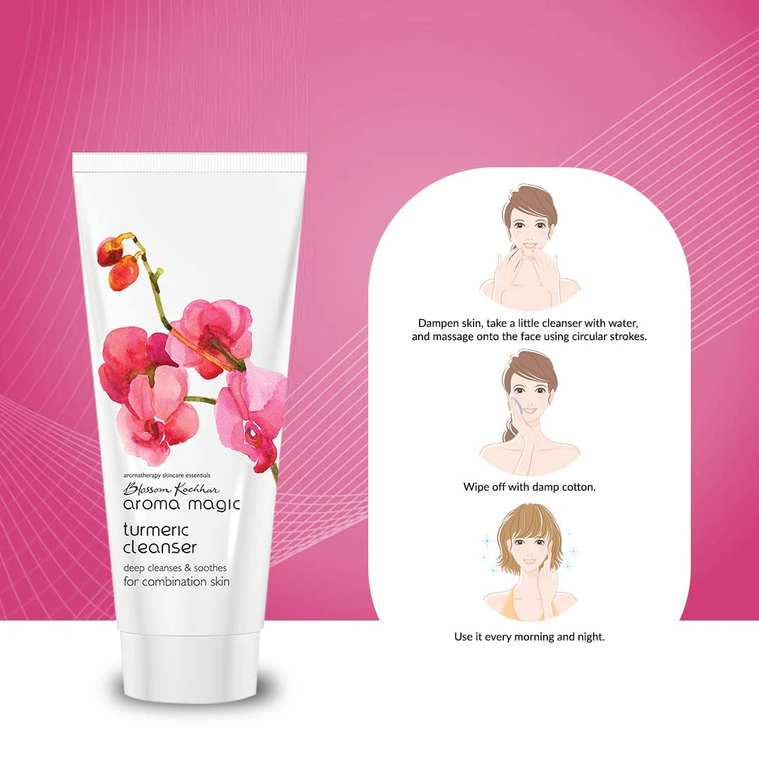 Aroma Magic Turmeric Cleanser and Soothes For Combination Skin, 100g