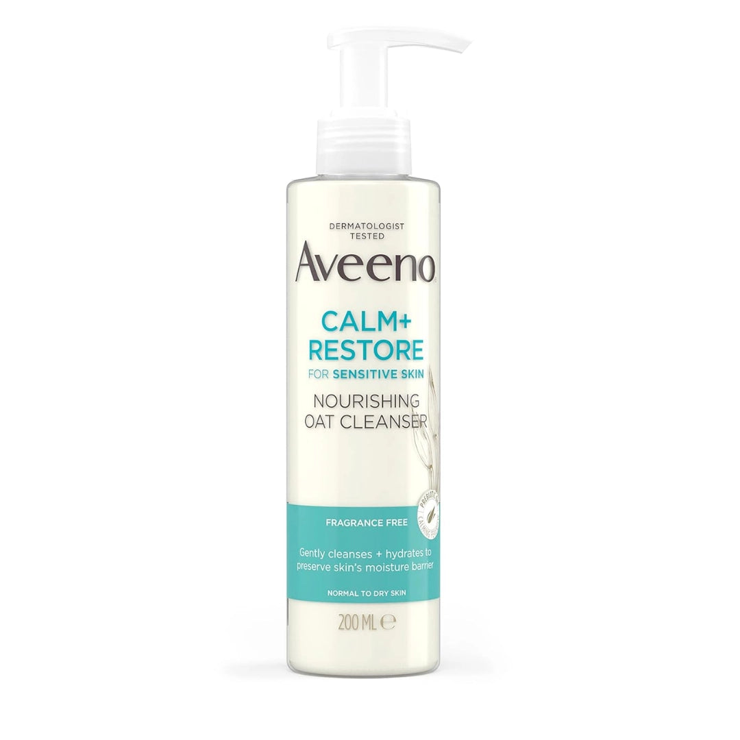 Aveeno Calm + Restore Nourishing Oat Cleanser - 200ml