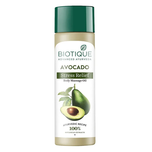 Biotique Avocado Stress Relief Body Massage Oil (200ml)