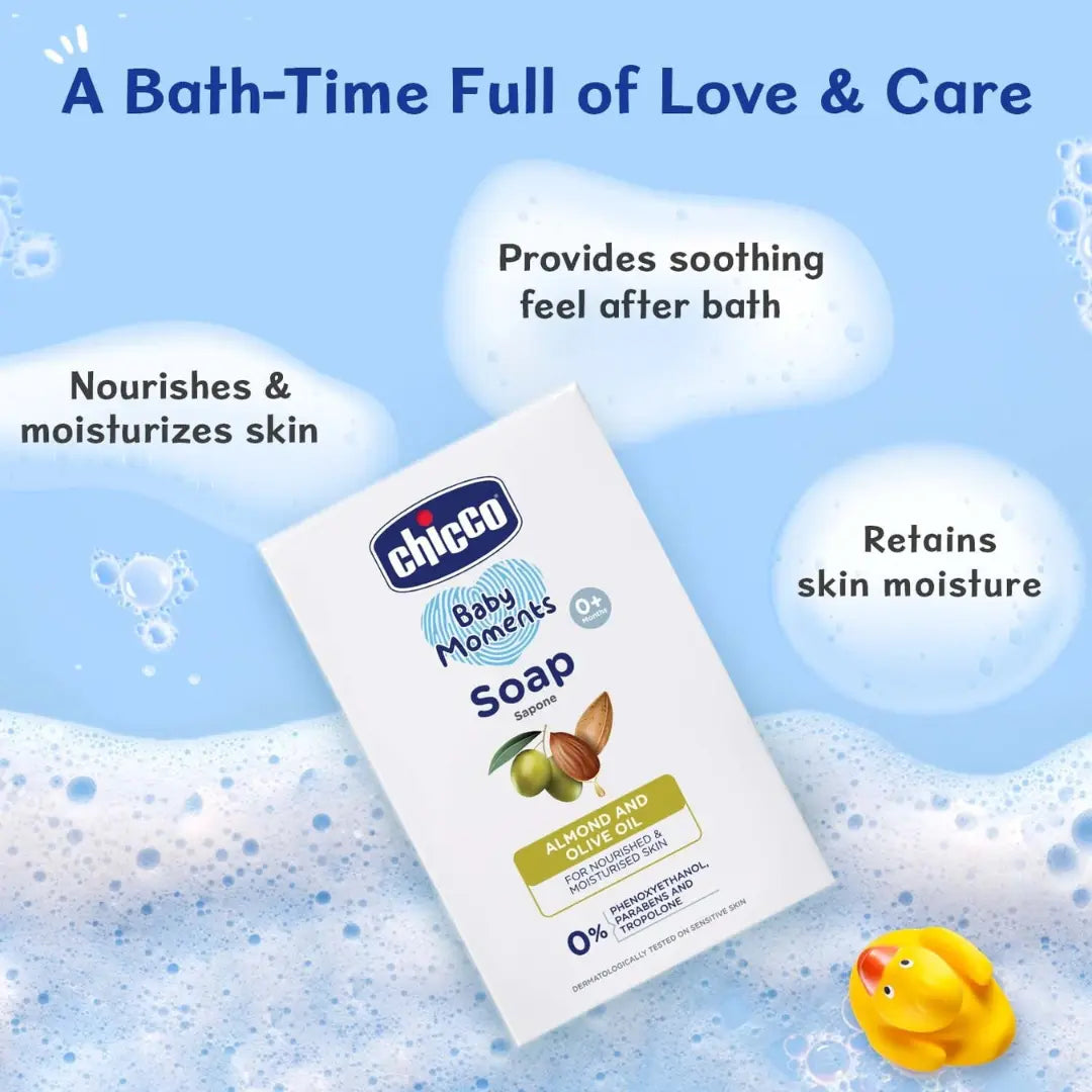 Chicco Baby Moments Soap Buy In Get 1 Free (75*4)