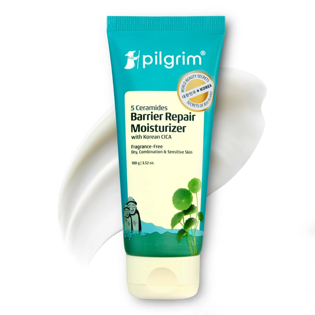 Pilgrim 5 Ceramides Barrier Repair Moisturizer for Face (100g)