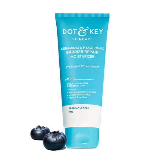 Dot & Key Ceramides & Hyaluronic Barrier Repair Moisturizer With Probiotic & Rice Water (175g)