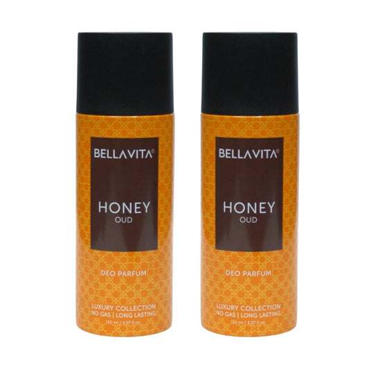 Bella Vita Luxury Honey Oud Perfume Deo 150ml (Pack of 2)