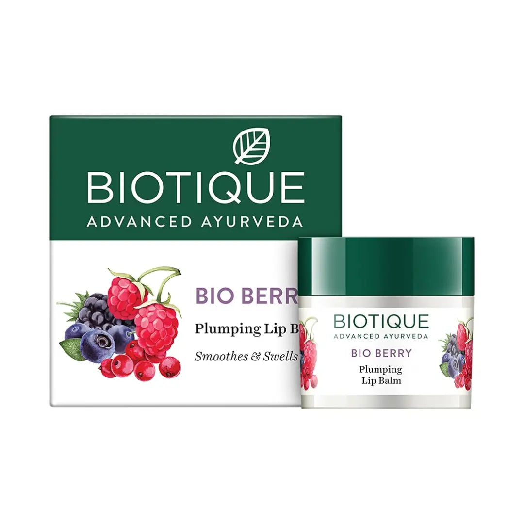 Biotique Berry Plumping Lip Balm Smoothes & Swells Lips (12g)