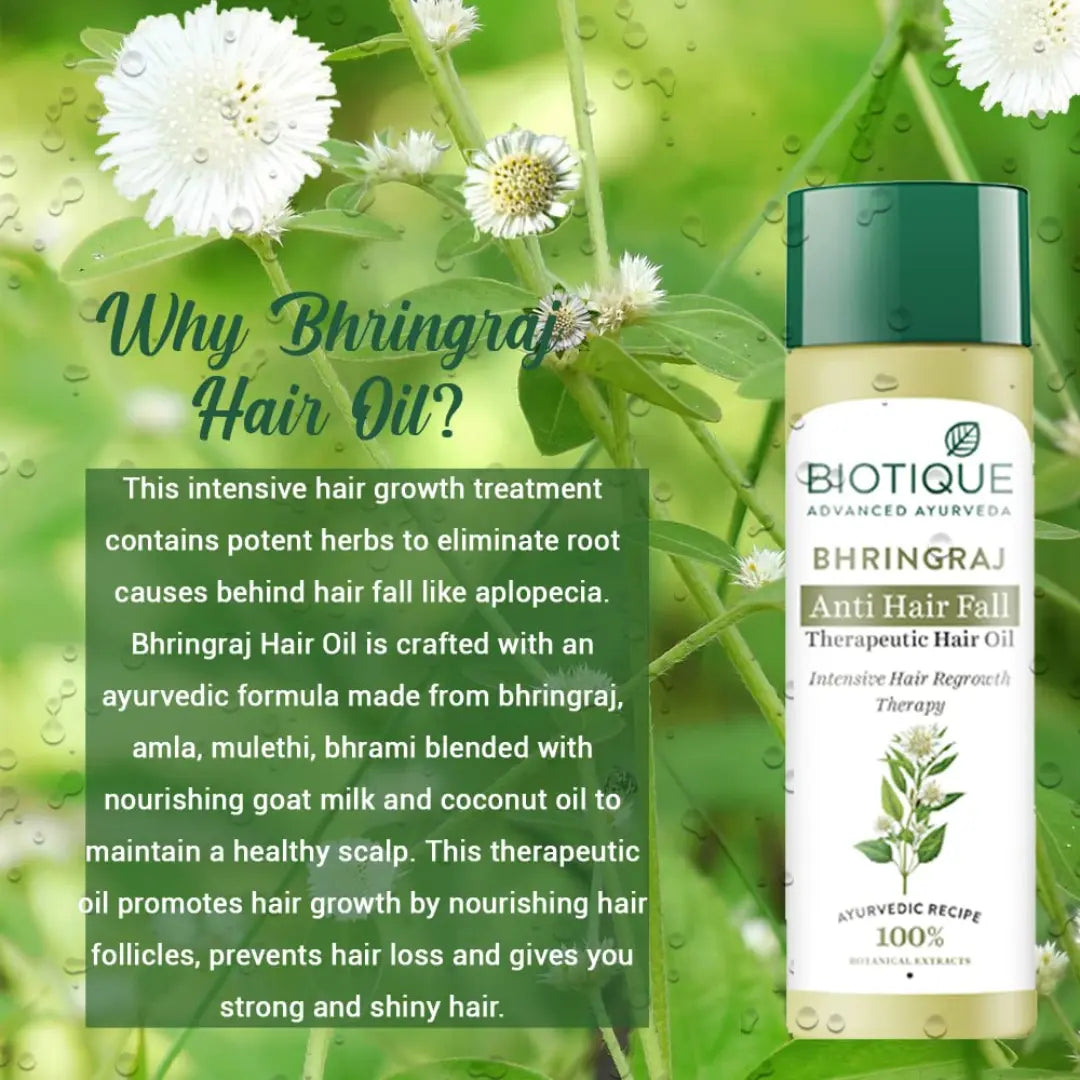 Biotique Biotoque Bhringraj Anti Hair Fall Therapeutic Hair Oil (200ml)