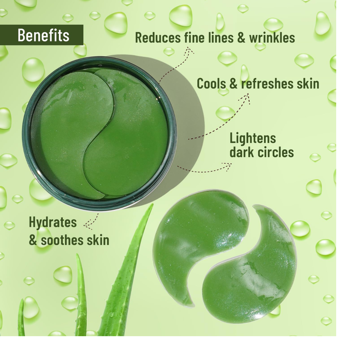 Swiss Beauty Hydra Anti Wrinkle Eye Serum Patch| Treats Dark Circles, Fine Lines And Wrinkles | Enriched With Collagen And Aloe Vera Extract | Shade - 02 Gold, 60 Pcs