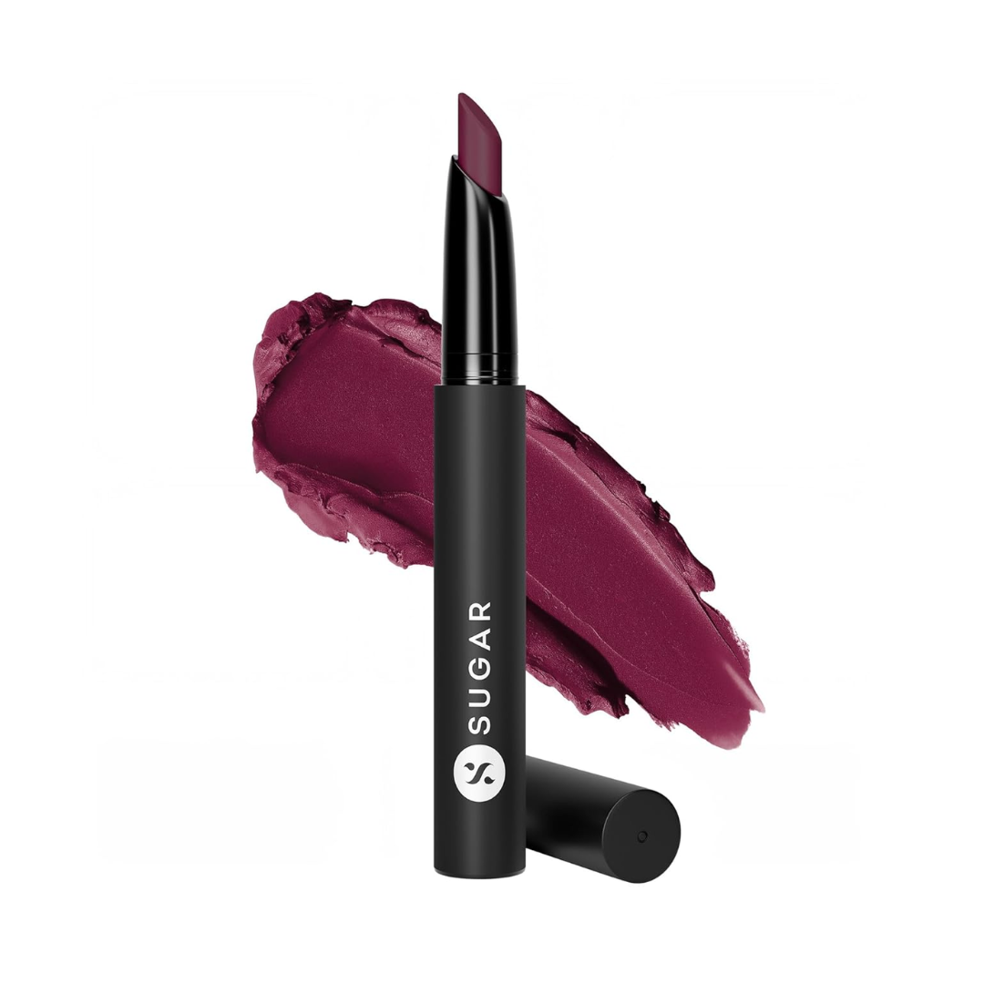SUGAR Cosmetics Matte Attack Lipstick for Women | Transferproof & Smudgeproof | Lasts upto 12hrs | Enriched With Jojoba Oil | 2gm