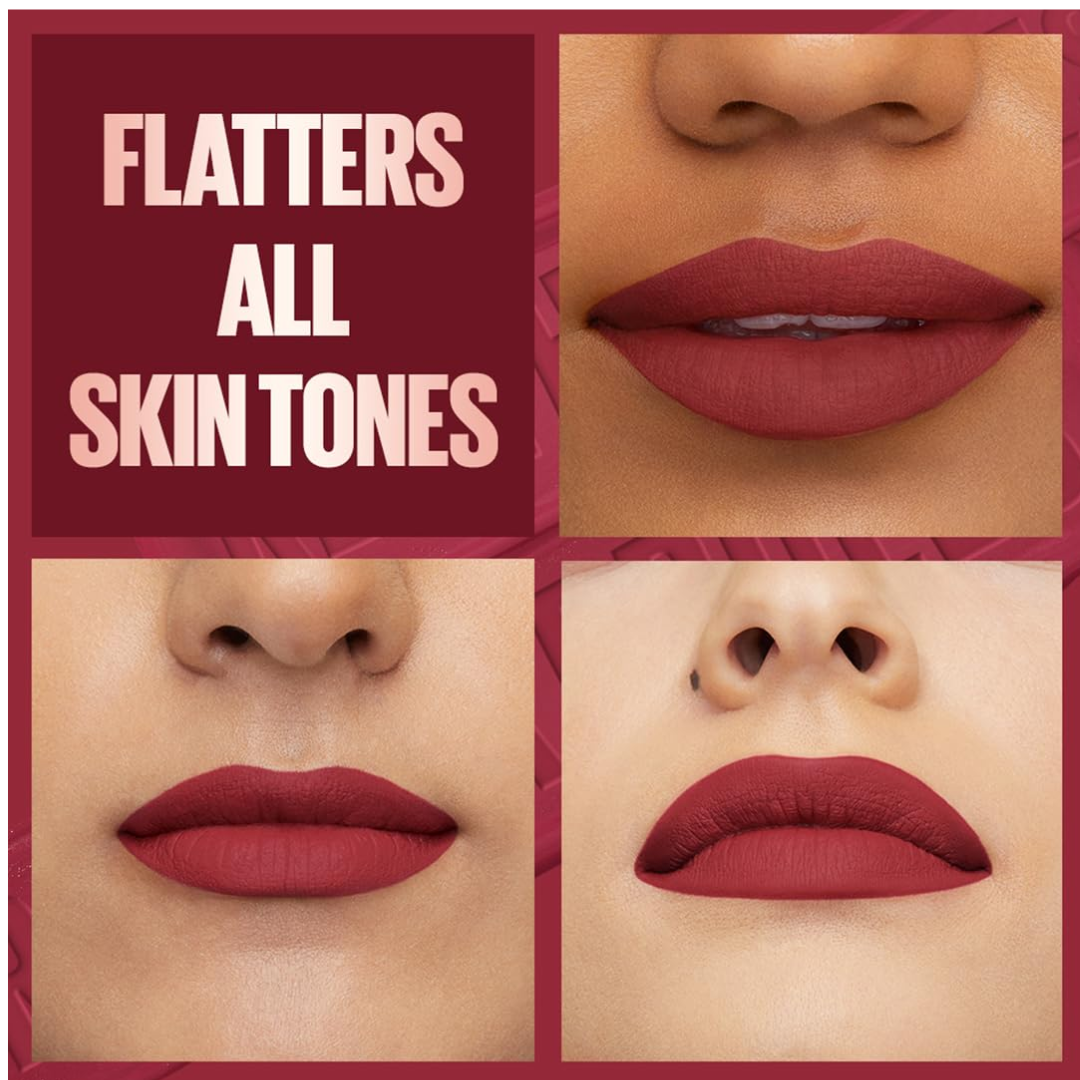 maybelline Superstay Matte Ink Spiced Edition Liquid Lipstick - N 330 - Innovator