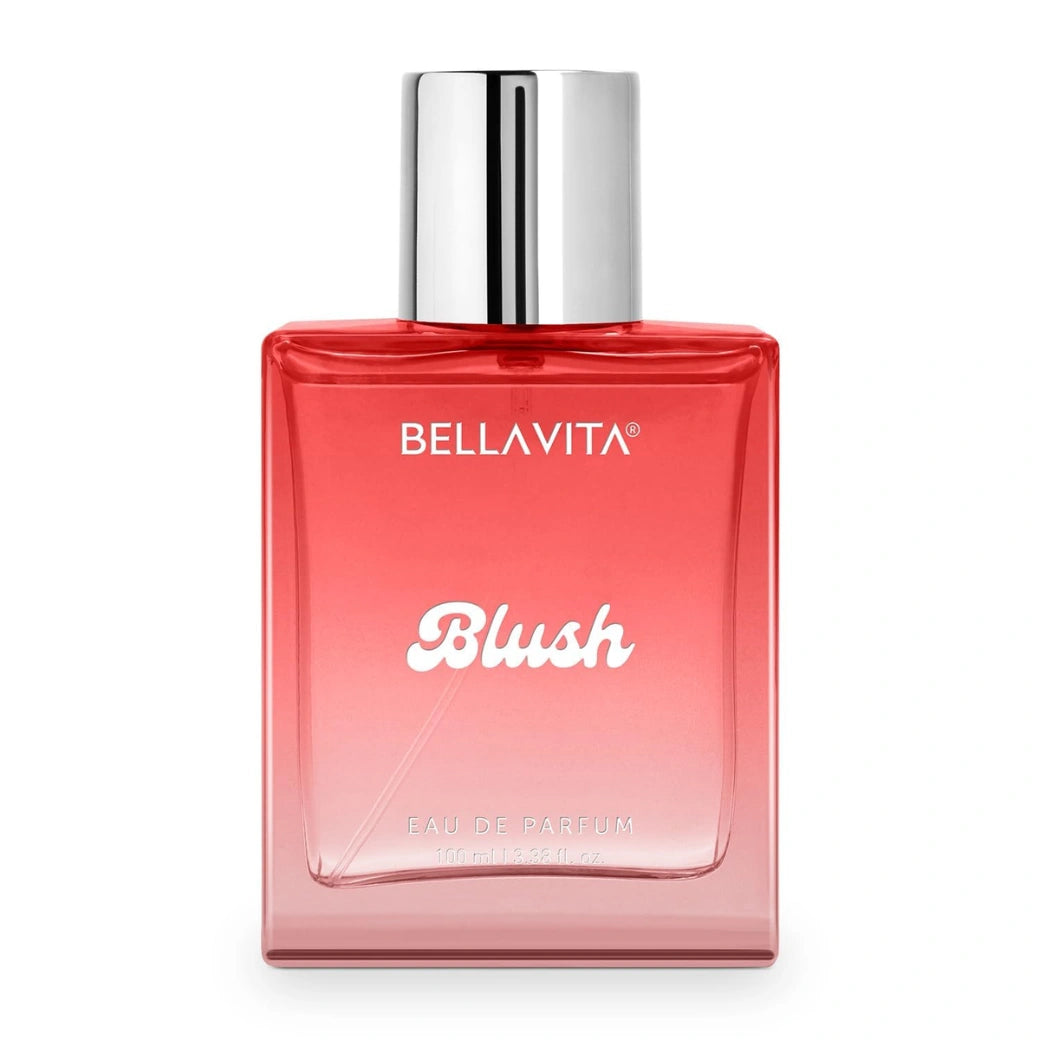 BELLAVITA Blush EDP 100ml | Long Lasting Perfume for Woman | Red Fruits, Moss, Vanilla and Sandalwood | Musky, Fruity and Woody Fragrance Perfume for Women