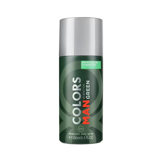 BENETTON COLORS MAN GREEN 5 OZ DEODORANT SPRAY