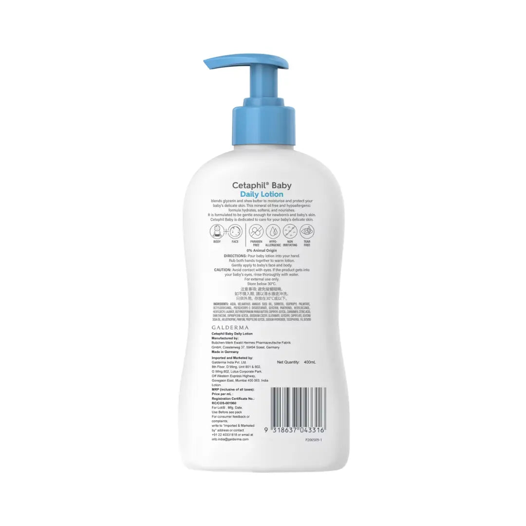 Cetaphil Baby Daily Lotion (400ml)