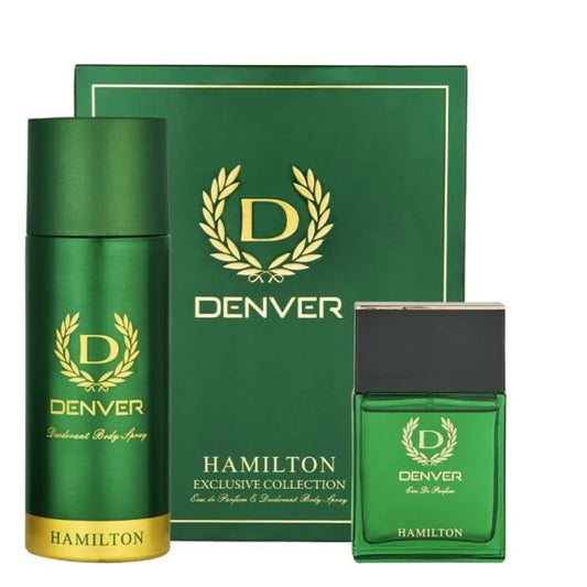 DENVER Hamilton Exclusive Collection Gift Set (Deo 165 ml + Perfume 60 ml) Perfume For Men