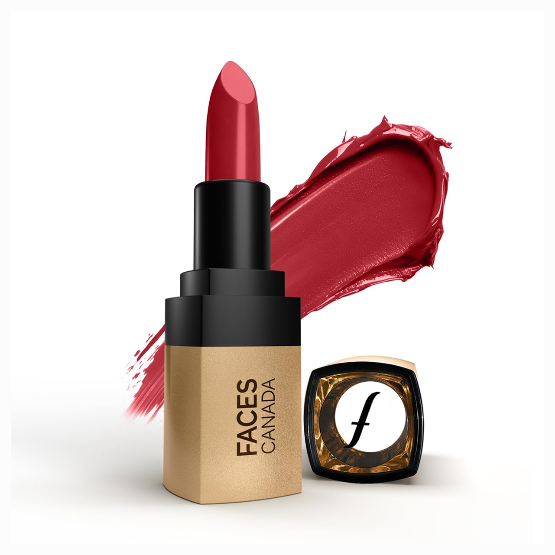 FACES CANADA Comfy Matte Velvet Touch Lipstick - Peach Cobbler 07, 4.2g | Velvety Matte Finish | 8HR Longstay | Intense Colour | Hydrating Lips | Smooth Application