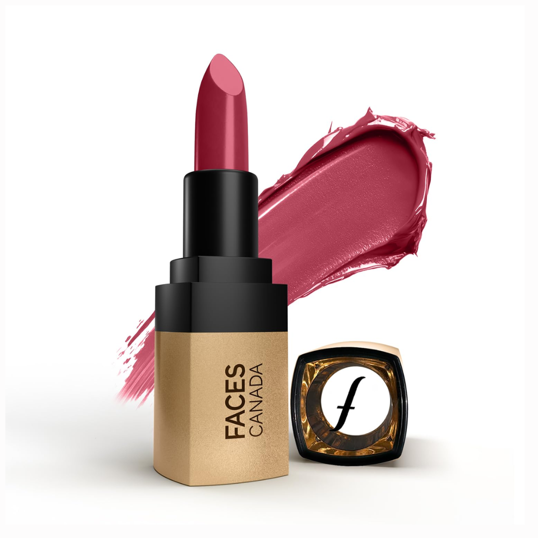 FACES CANADA Comfy Matte Velvet Touch Lipstick - Peach Cobbler 07, 4.2g | Velvety Matte Finish | 8HR Longstay | Intense Colour | Hydrating Lips | Smooth Application