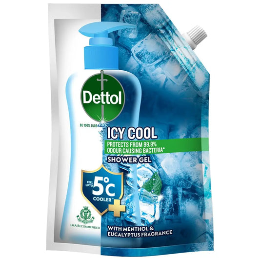 Dettol Body Wash and Shower Gel for Women and Men, Cool- 450ml | Soap-Free Bodywash | 12h Complete Odour Protection