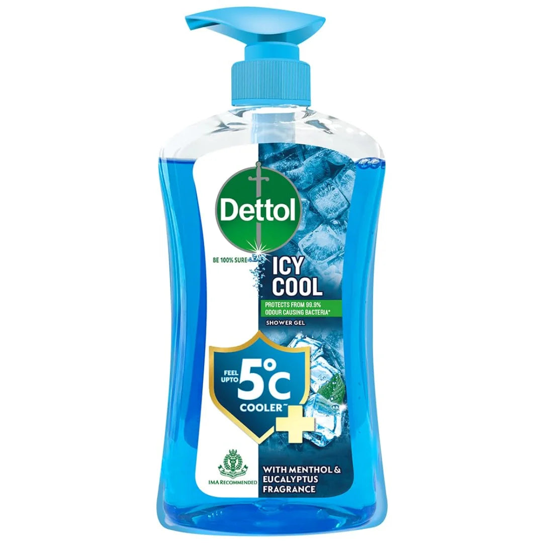 Dettol Body Wash and Shower Gel for Women and Men, Cool (500ml)