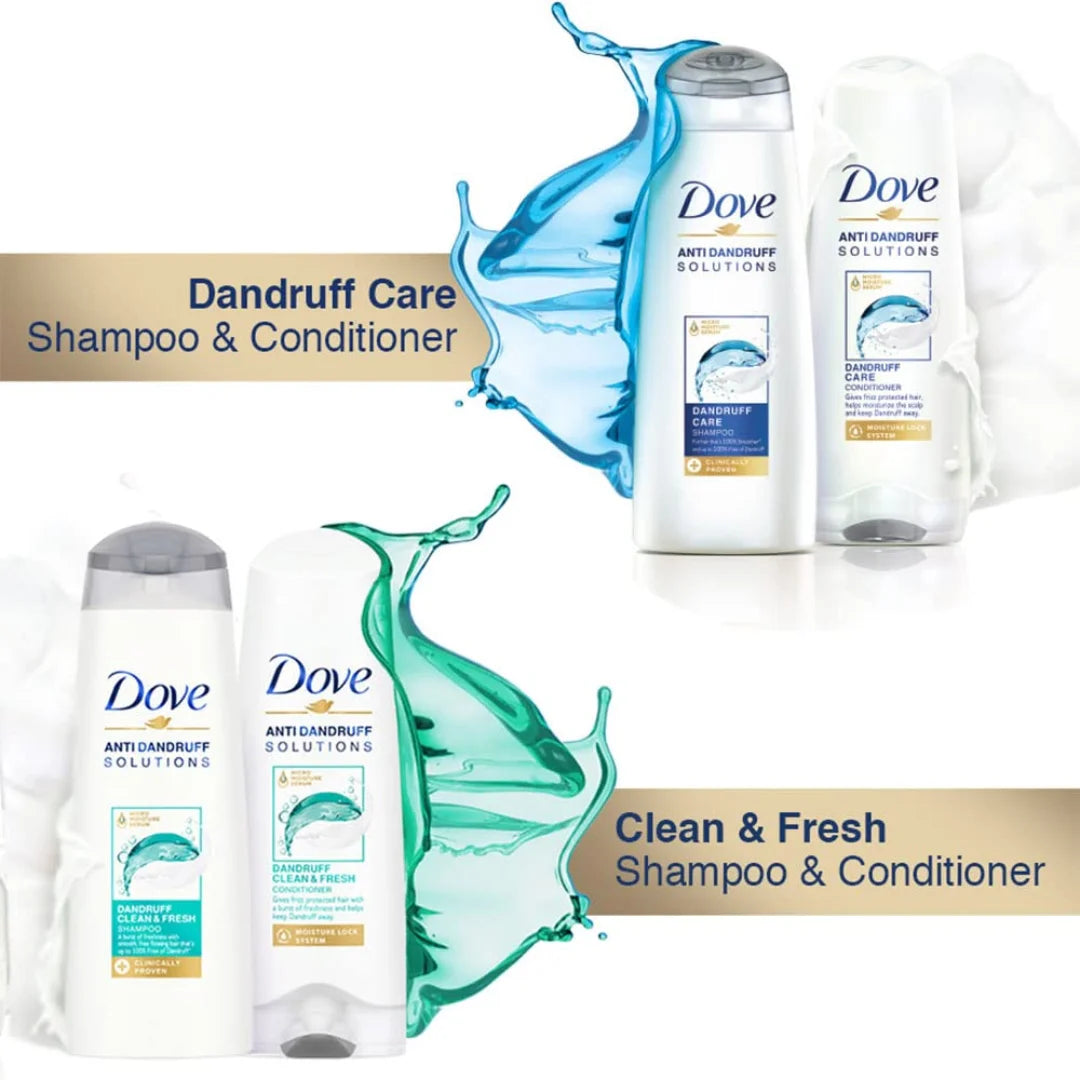 Dove Anti Dandruff Solutions Care Shampoo for Dry, Itchy & Flaky Scalp (1Ltr)