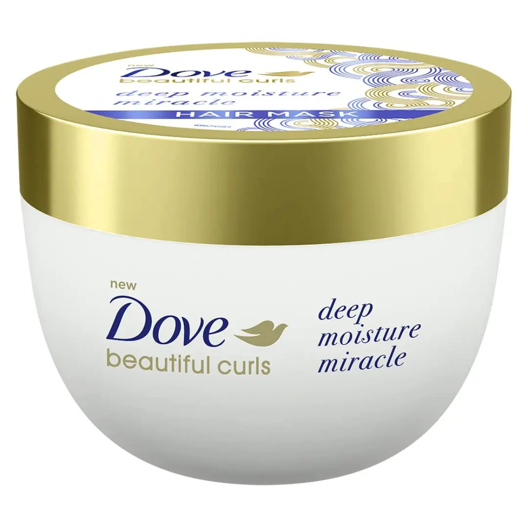 Dove Beautiful Curls Deep Moisture Miracle Floral Fragrance Hair Mask For Curly Hair (300ml)