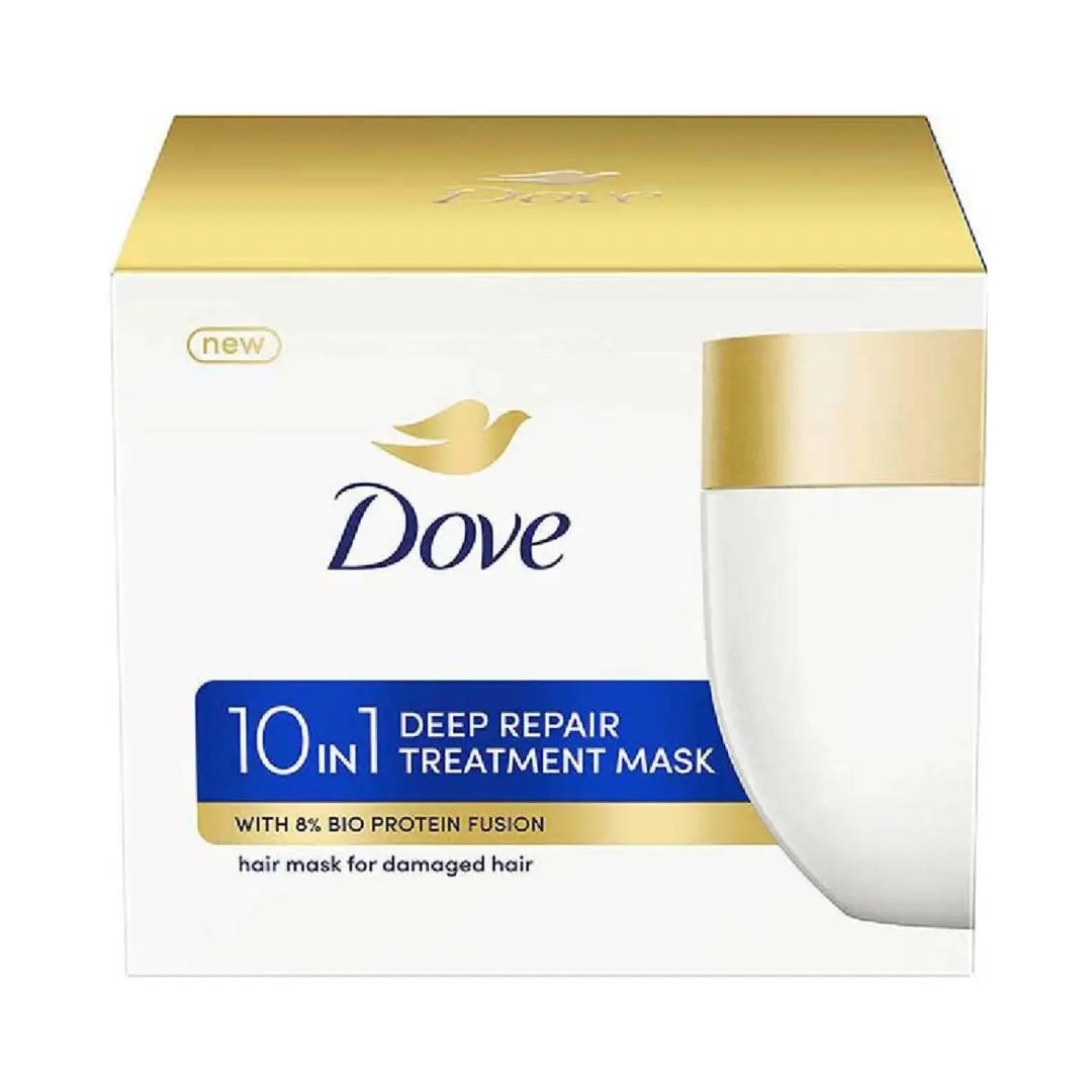 Dove 10-In-1 Deep Repair Treatment Hair Mask For Damaged Hair (300 ml)