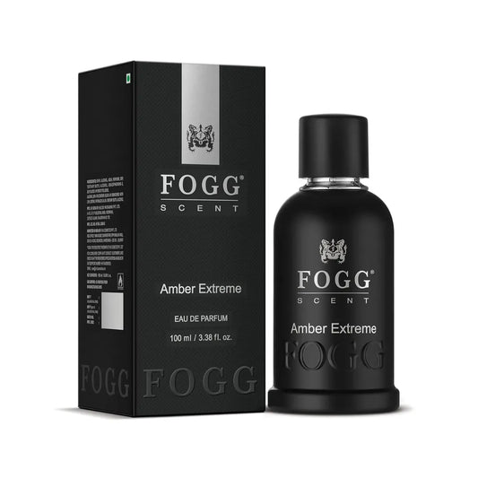 FOGG Men Spray Scent Amber Extreme Perfume, Long-Lasting, Fresh & Powerful Amber Wood Fragrance Spray, Eau De Parfum, 100 Ml