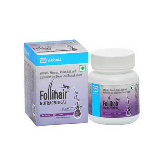 Follihair New Nutraceutical Pack of 30N Tablets Bottle
